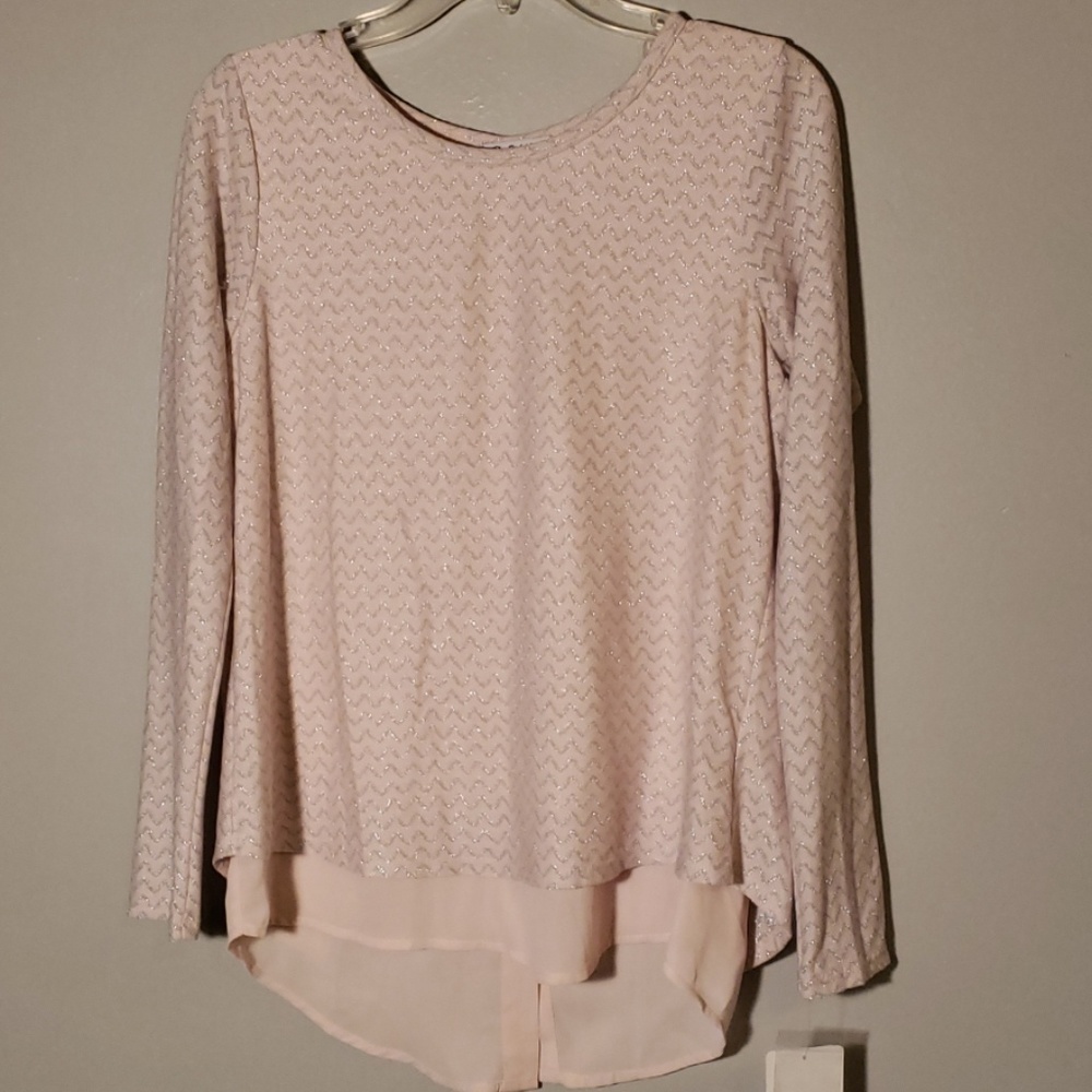 🌹Blouse  three pink heart